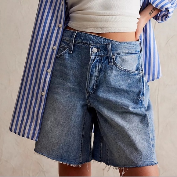Free People Pants - NWT Free People We The Free Boomerang Long Shorts Size 31